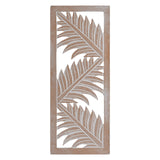 Palm Leaf Design Wall Decoration (white) image 0