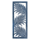Palm Leaf Design Wall Decoration (Blue) image 0