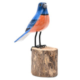 Wooden Bird Figurines โ Bluebird