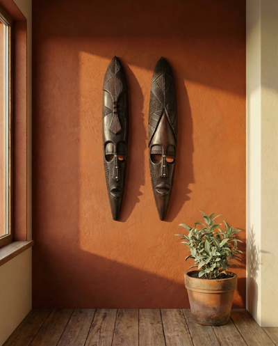 Tribal Masks & Beaded Art