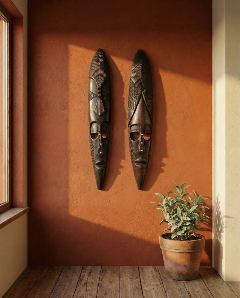 Tribal Masks & Beaded Art