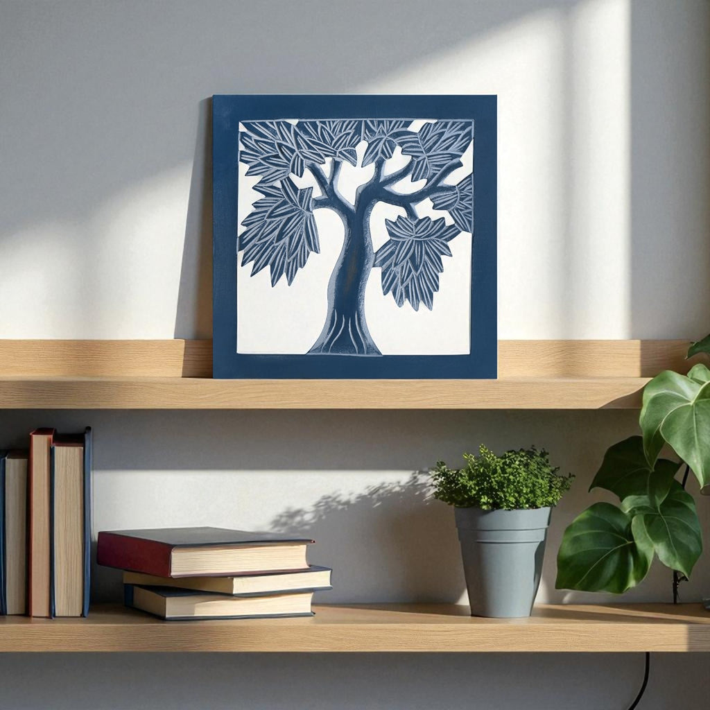 Motif Tree Design wall Decoration (blue) image 4