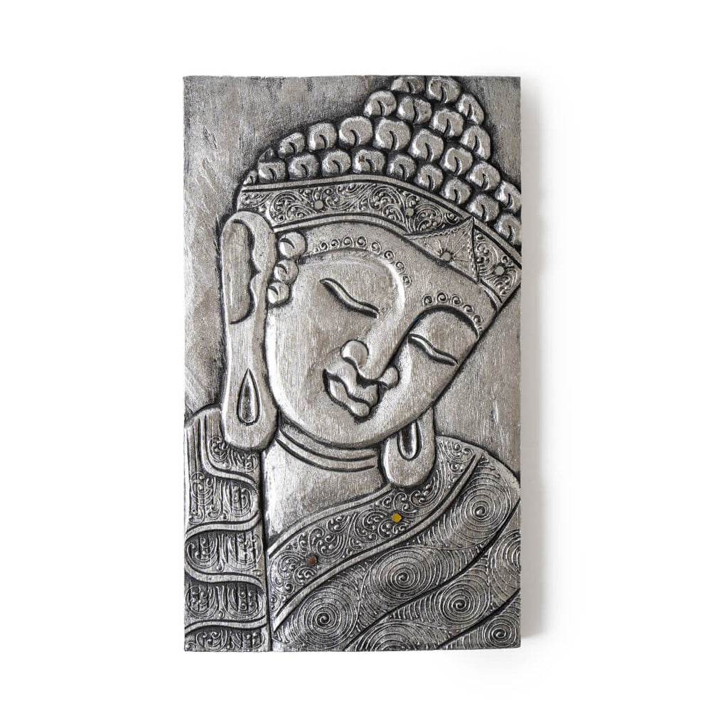 Buddha Mural Silver - Large image 0