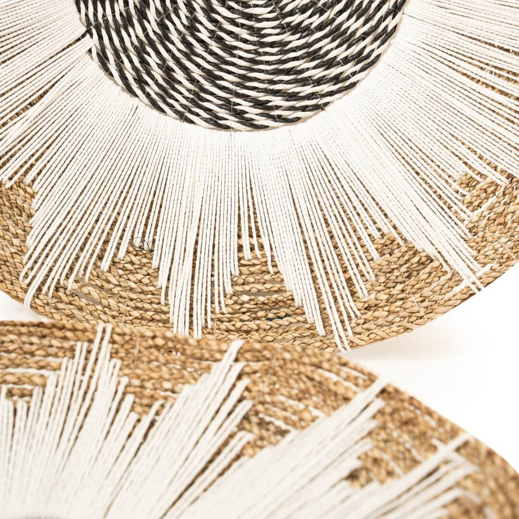 Urban Boho Wall Disc - White and cream image 4