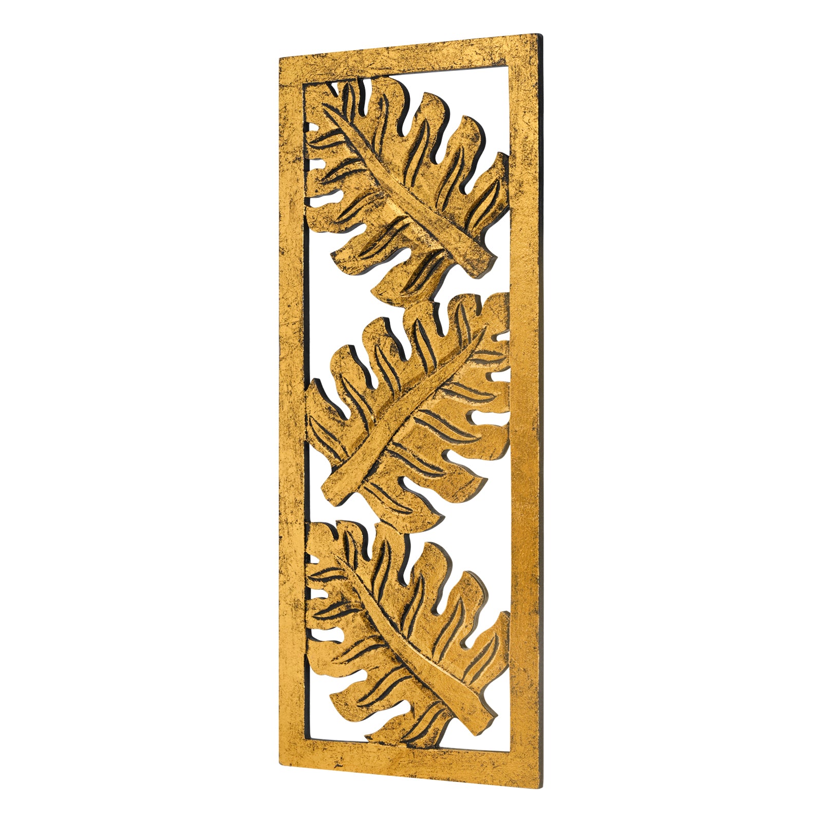 Leaf Design Wall Decoration (Gold) image 4
