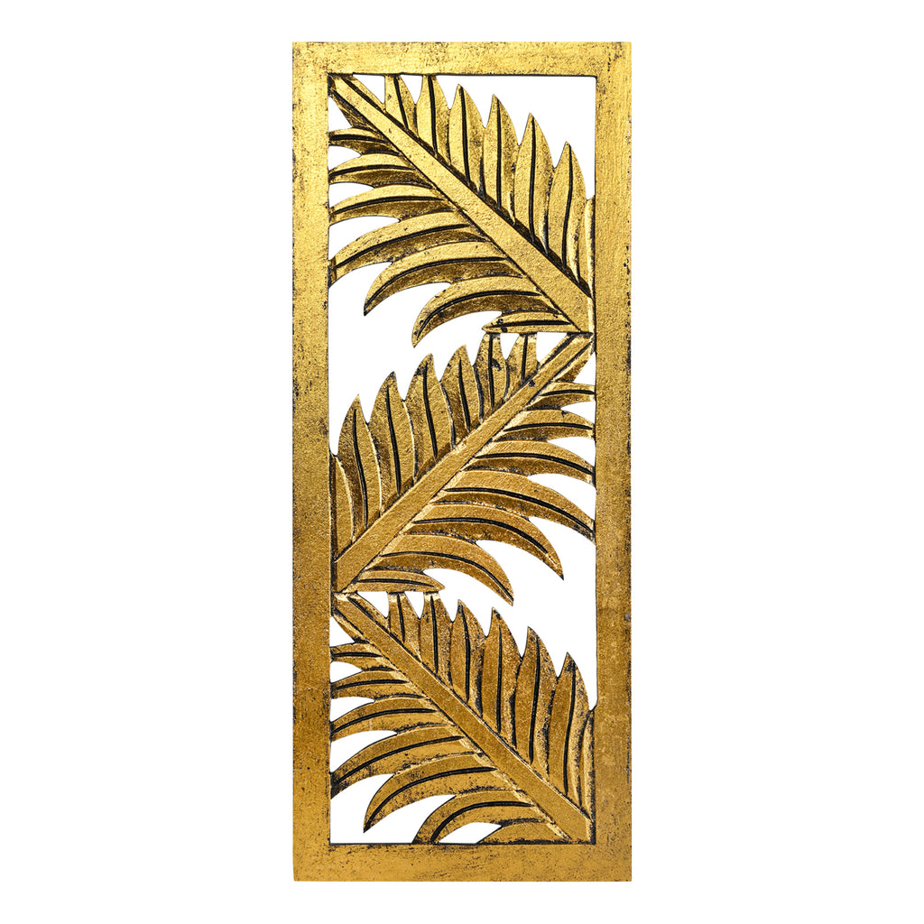 Palm Leaf Design Wall Decoration (Gold) image 4