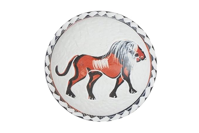 African Animal Handcrafted Soapstone Bowl | Natural Soapstone with Intricate Lion Art image 0