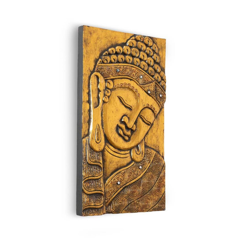 Buddha Mural (Small) - Gold image 2