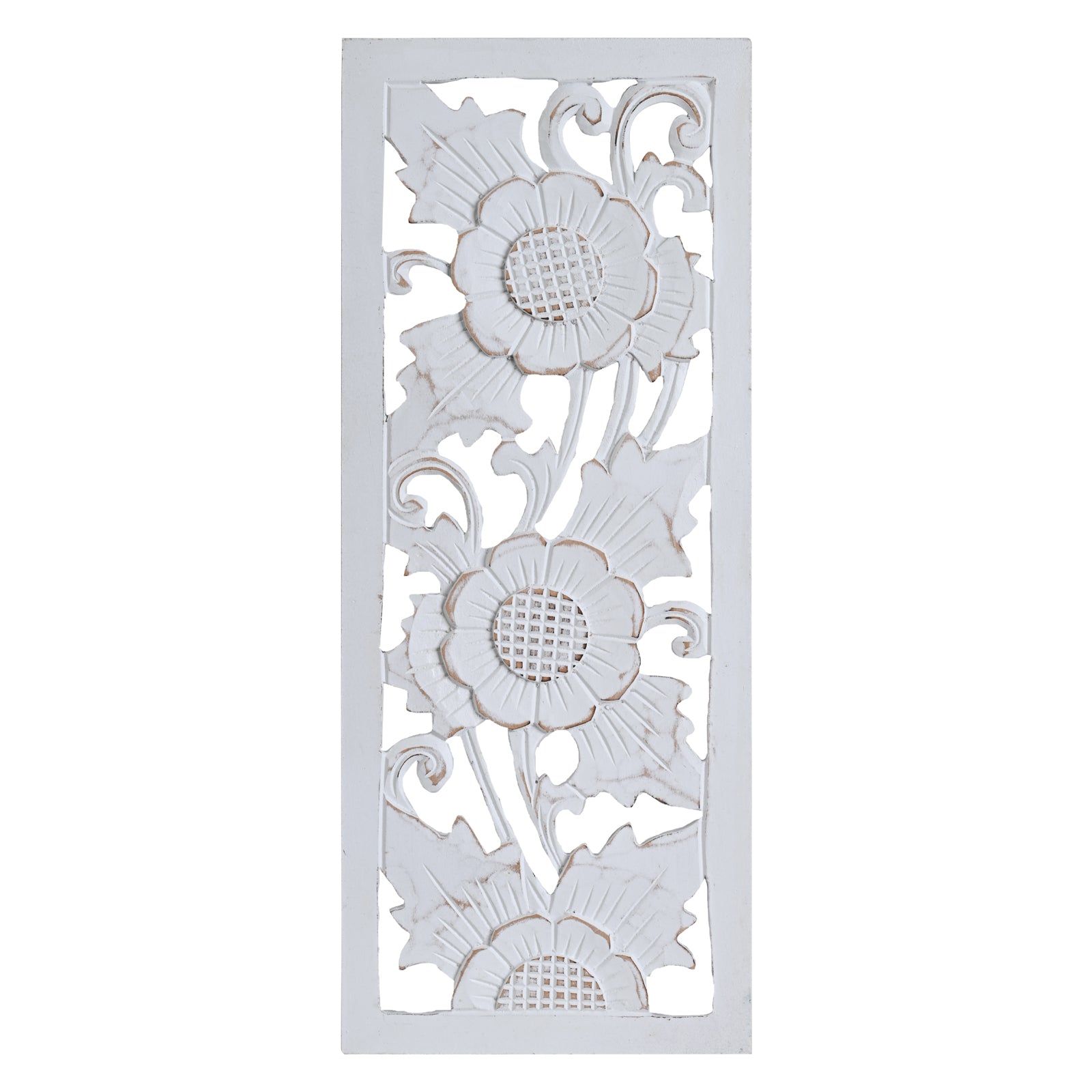 Flower Design wall Decoration (white) image 0