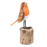 Wooden Bird Figurines — Robin