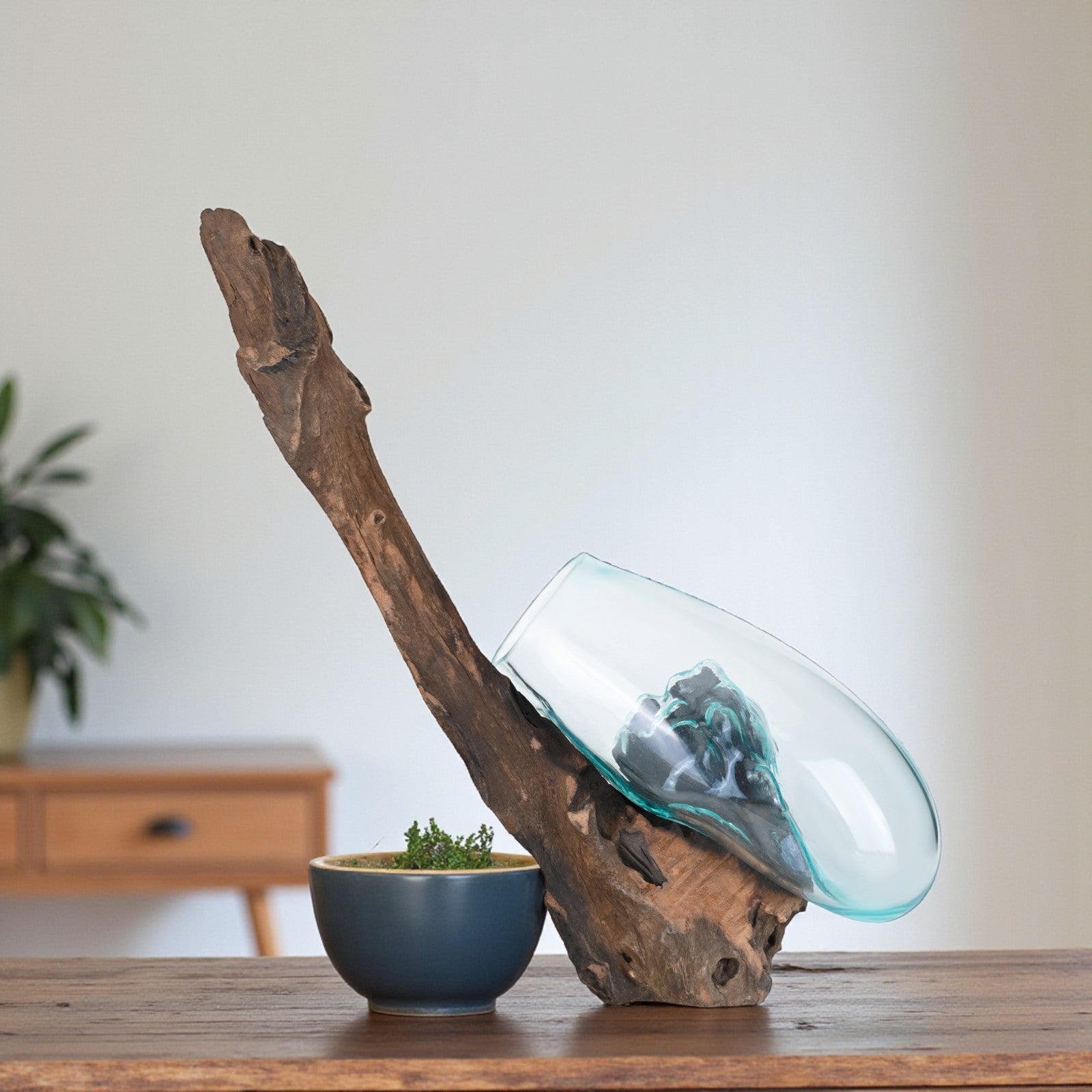 Glass Vase on Wood image 6