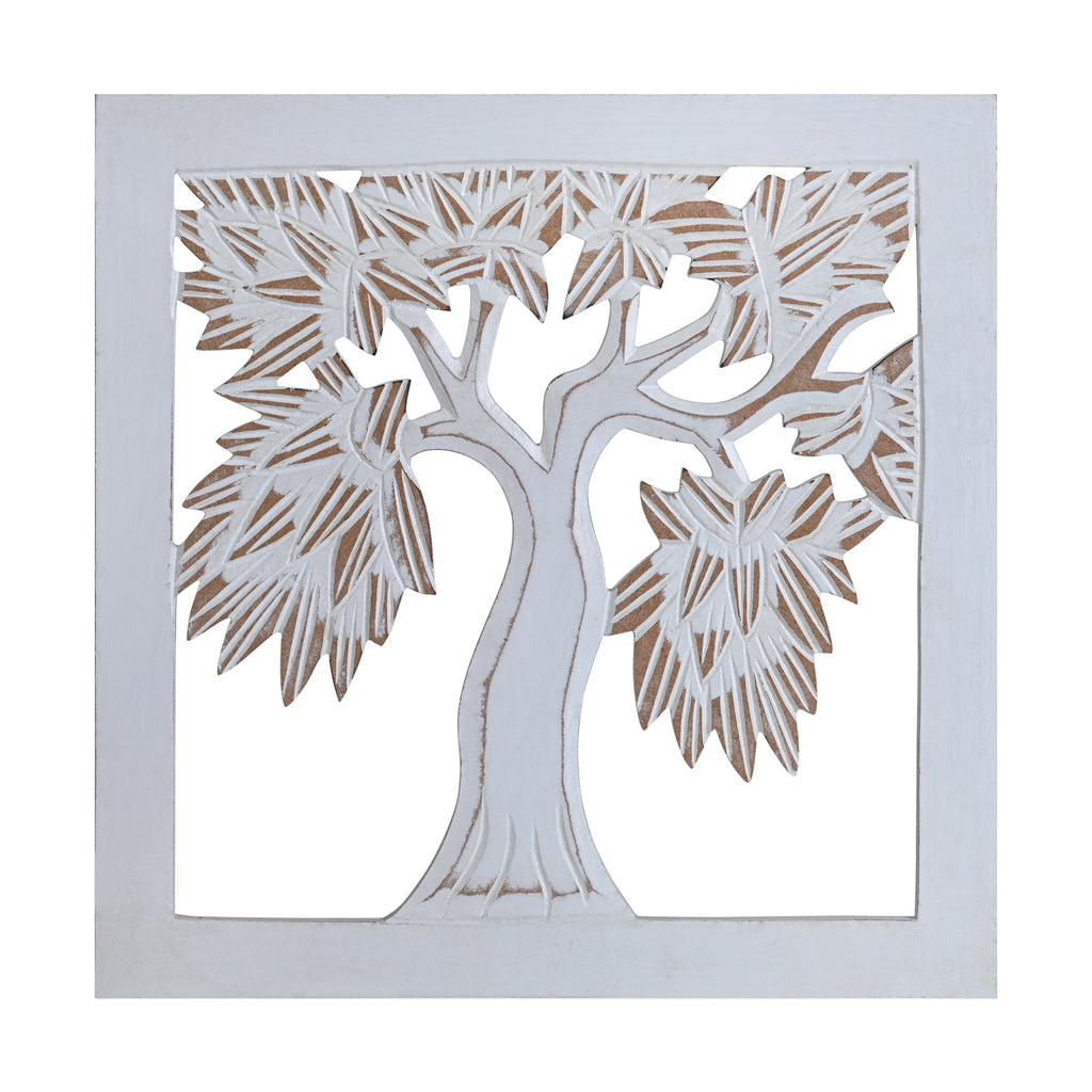 Motif Tree Design wall Decoration (white) image 0