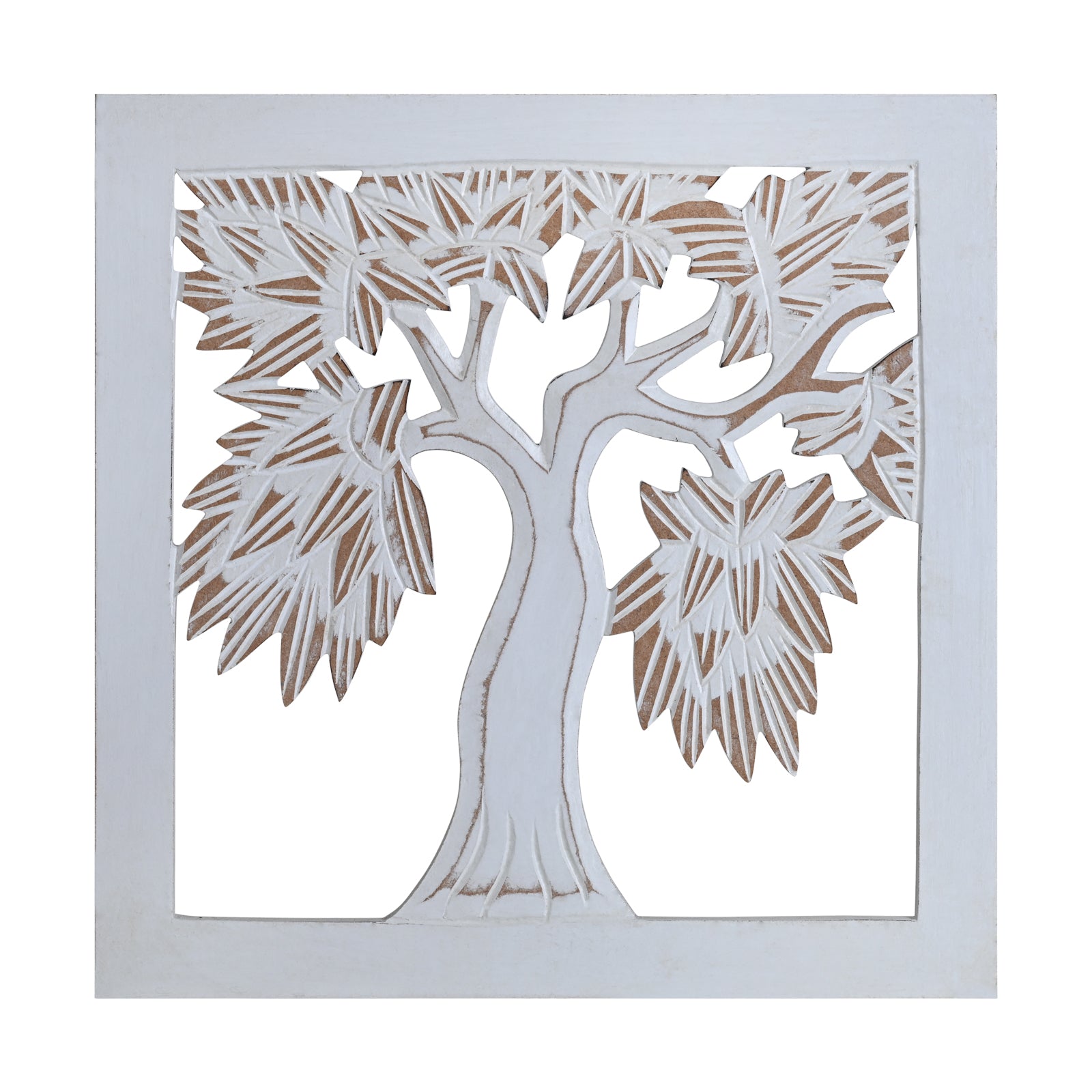 Motif Tree Design wall Decoration (white) image 0