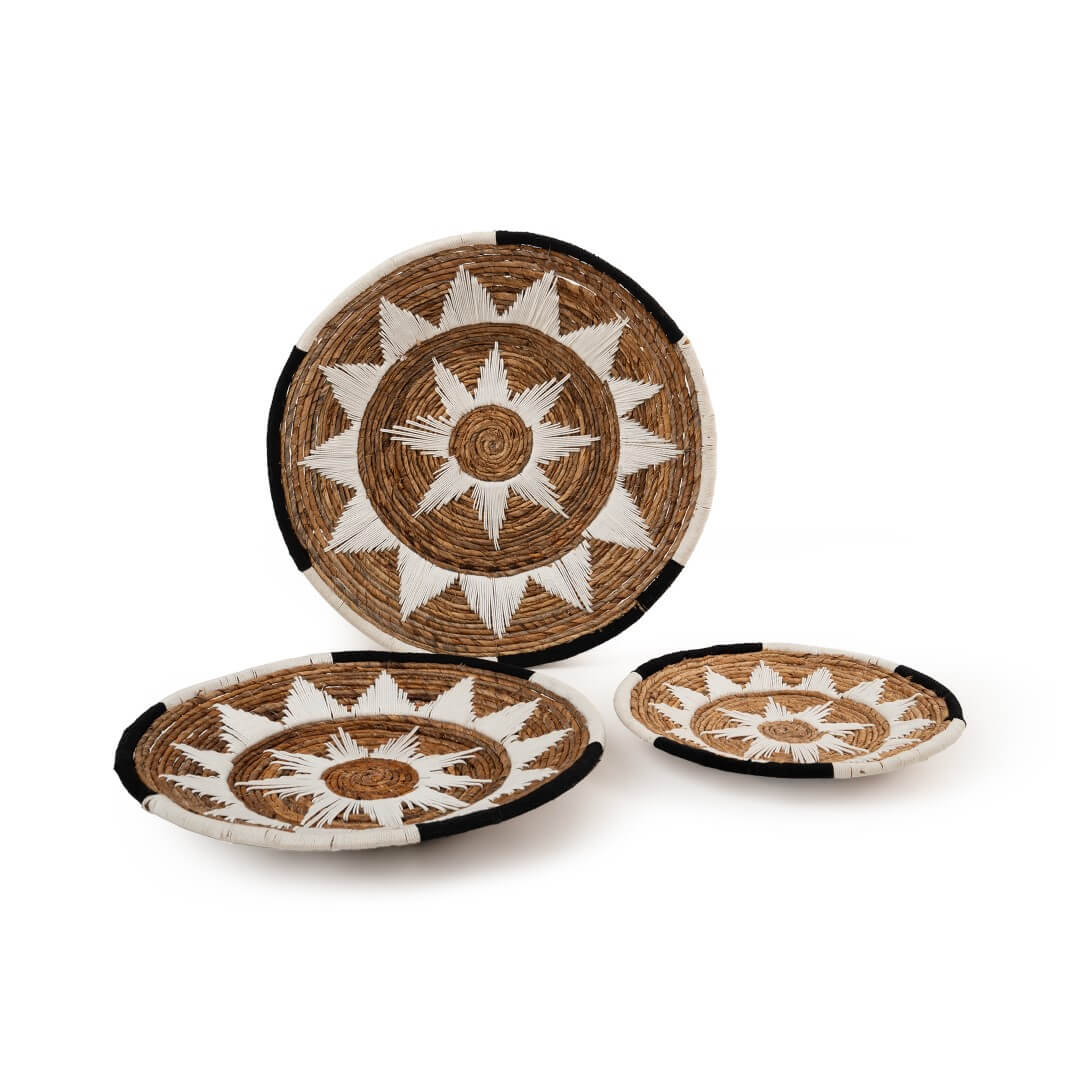 Urban Boho Wall Disc - White and cream image 3