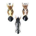 Animal mask in wood - Zebra image 0