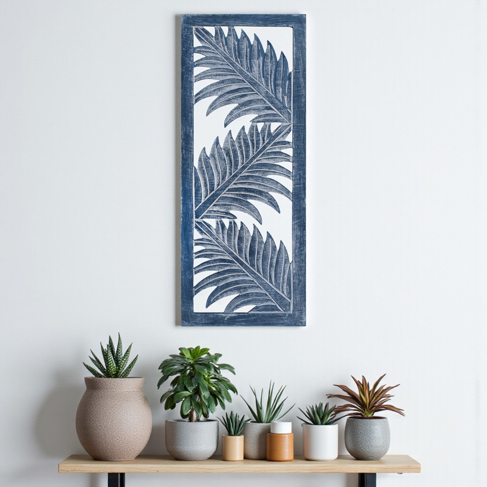 Flower Design wall Decoration ( Blue) image 5