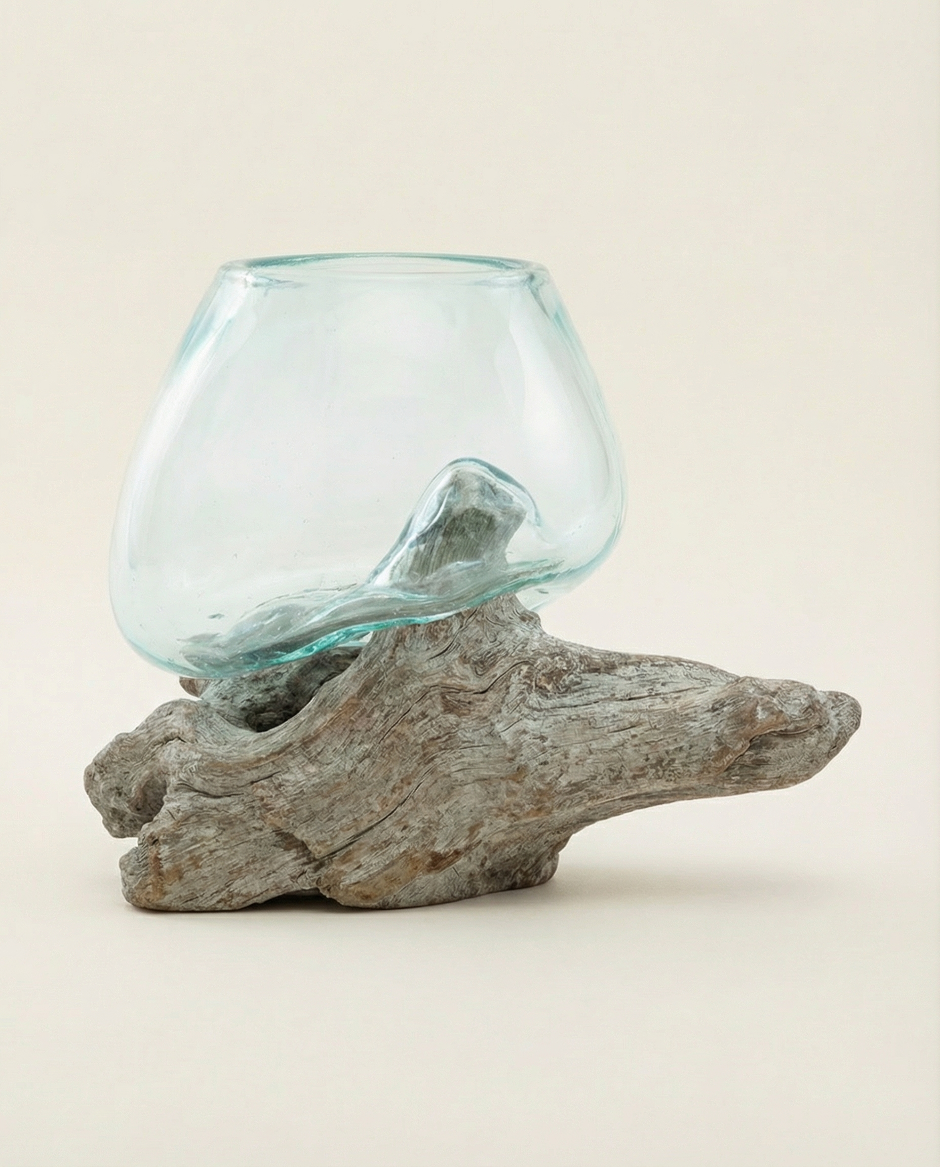 Aquarium melted on Wood | White Wood