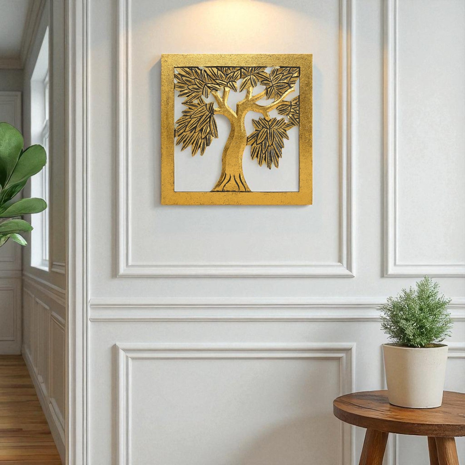 Motif Tree Design wall Decoration (Gold) image 4