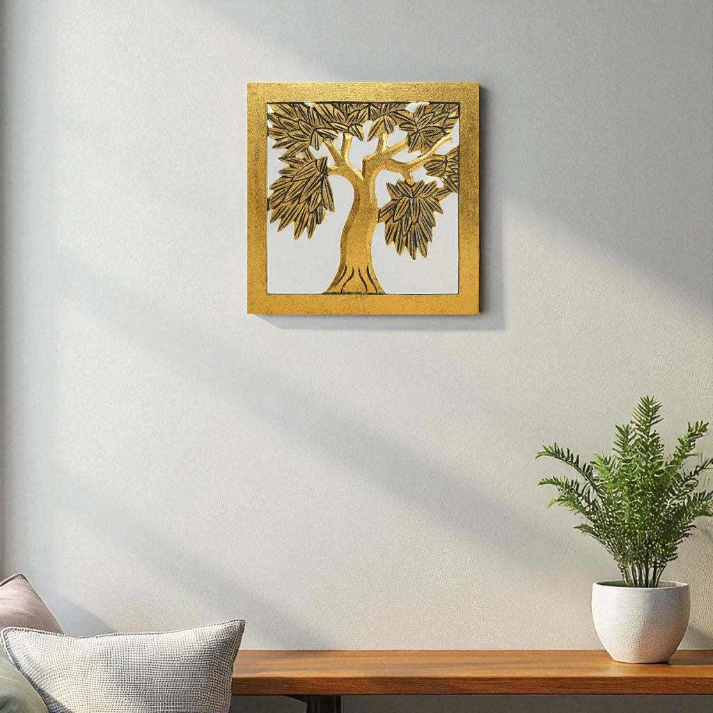 Motif Tree Design wall Decoration (Gold) image 5