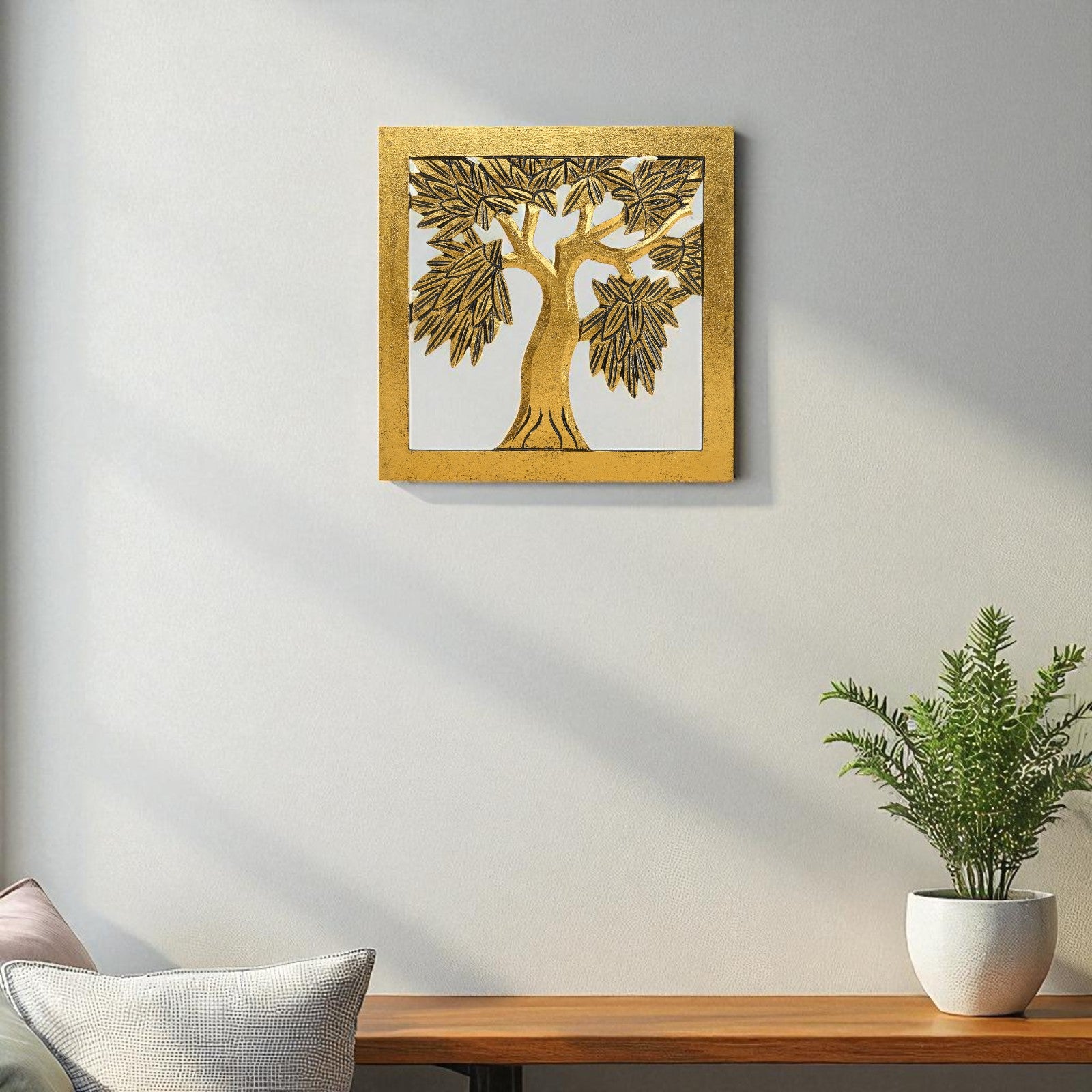 Motif Tree Design wall Decoration (Gold) image 5