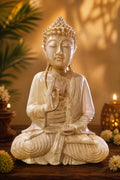 wooden Buddha statue - Natural