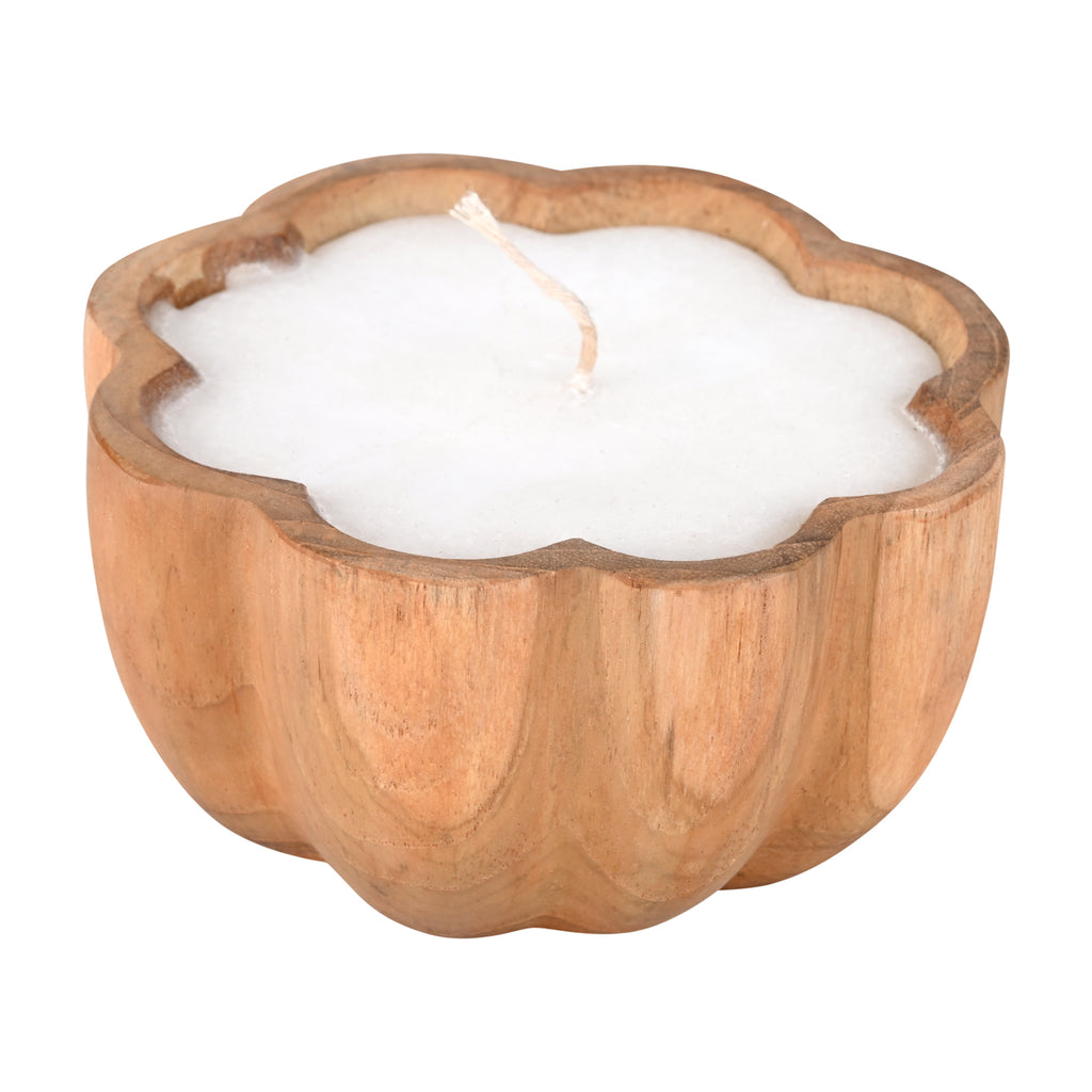 BAGUS HOME DECOR Recycled Wood tea light candle holder (Saras) - Aesthetic Candle Holders for Home Decor - Artistic Candles for Home Decor image 2
