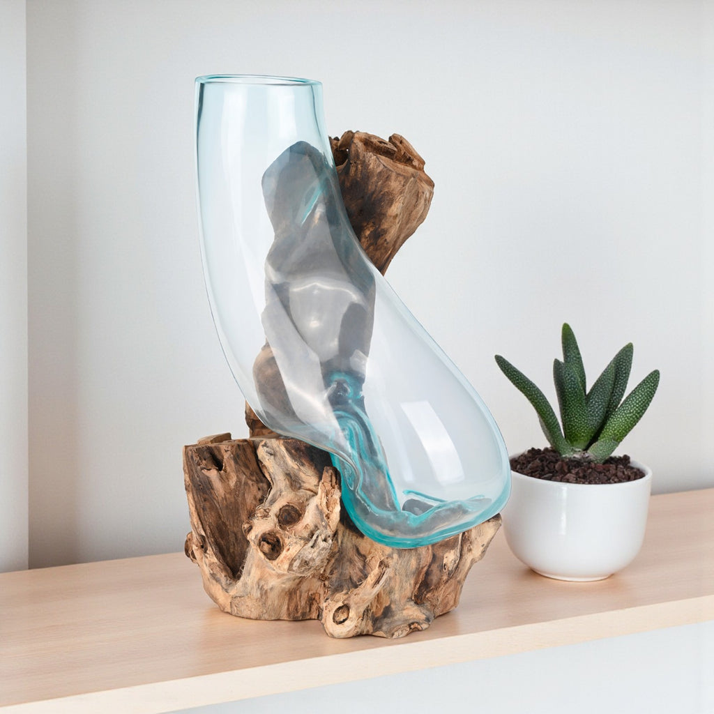 Standing Vase on Wood image 8