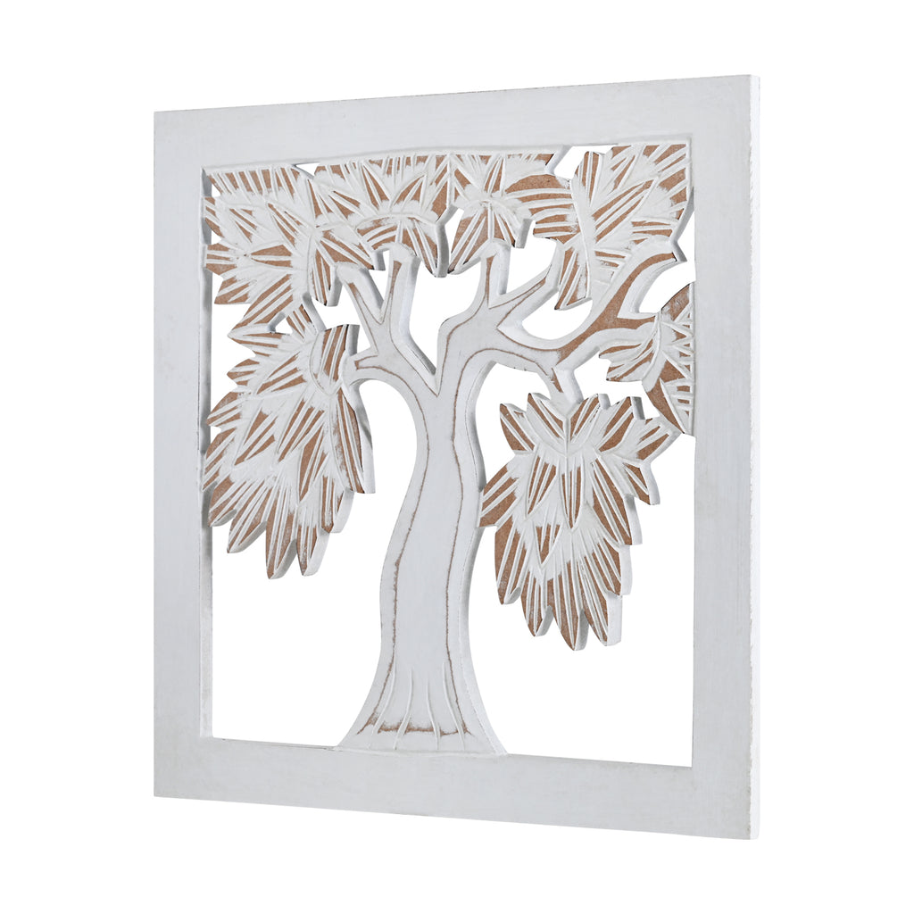 Motif Tree Design wall Decoration (white) image 3