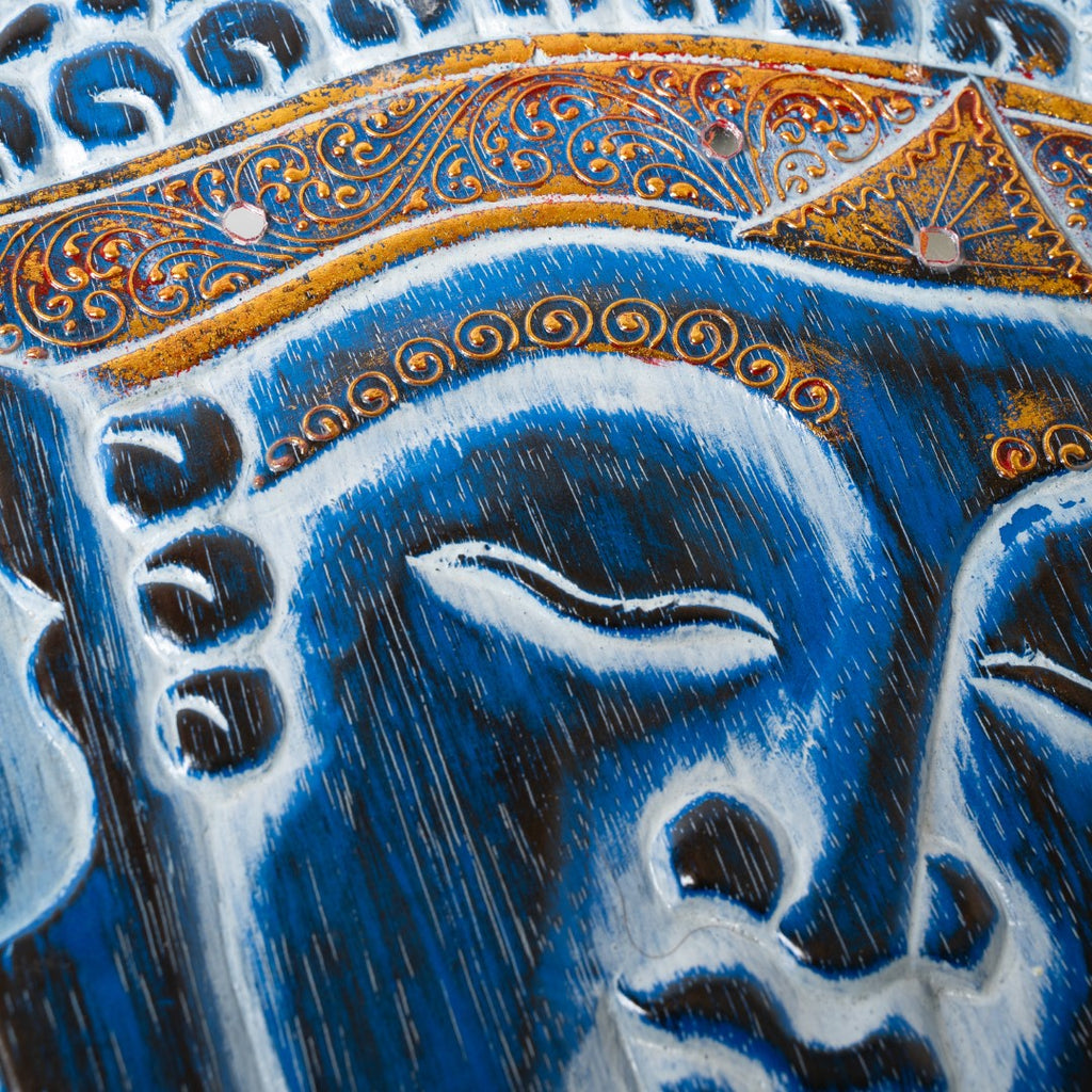 Buddha Mural Blue - Small image 1