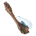 Glass Vase on Wood image 0