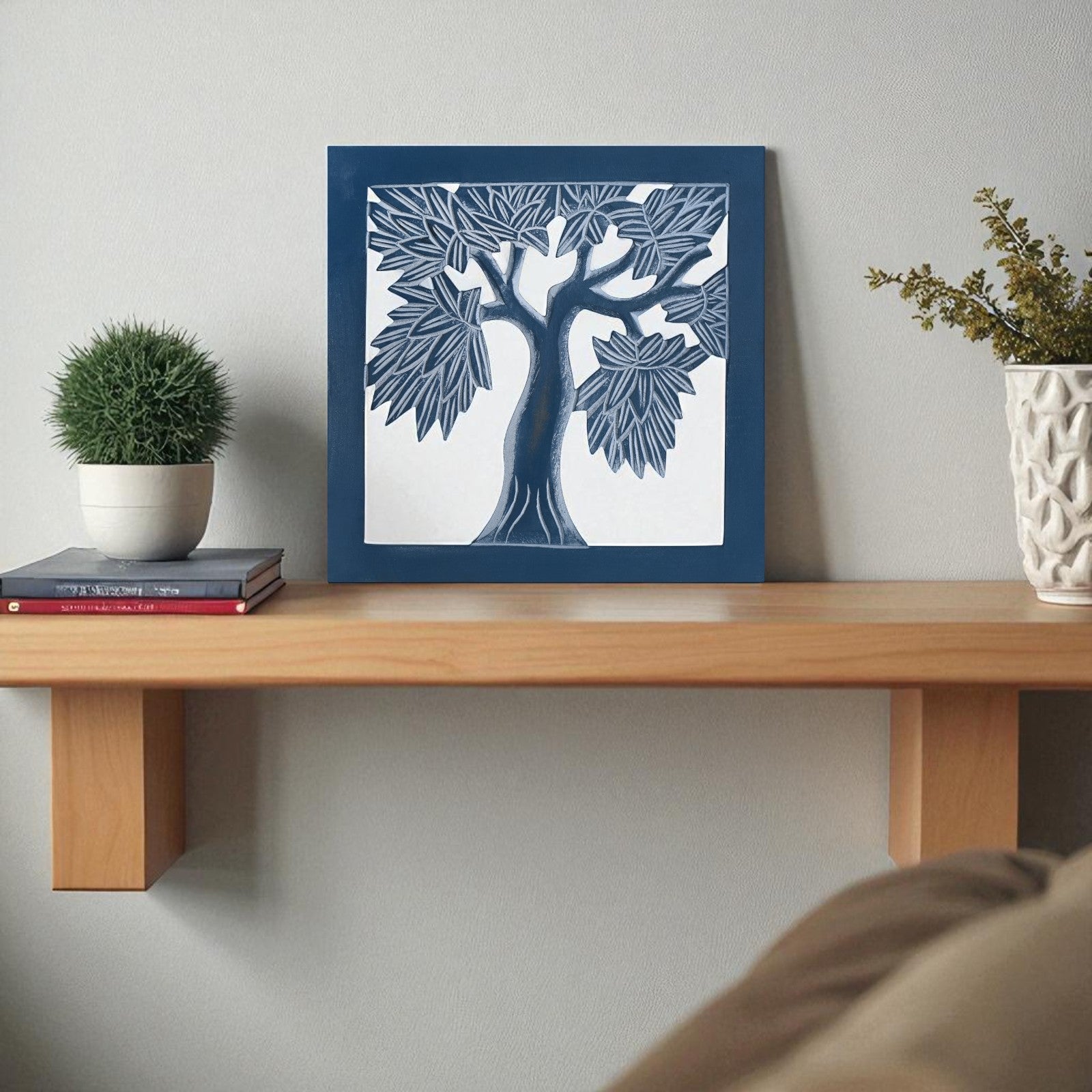 Motif Tree Design wall Decoration (blue) image 6
