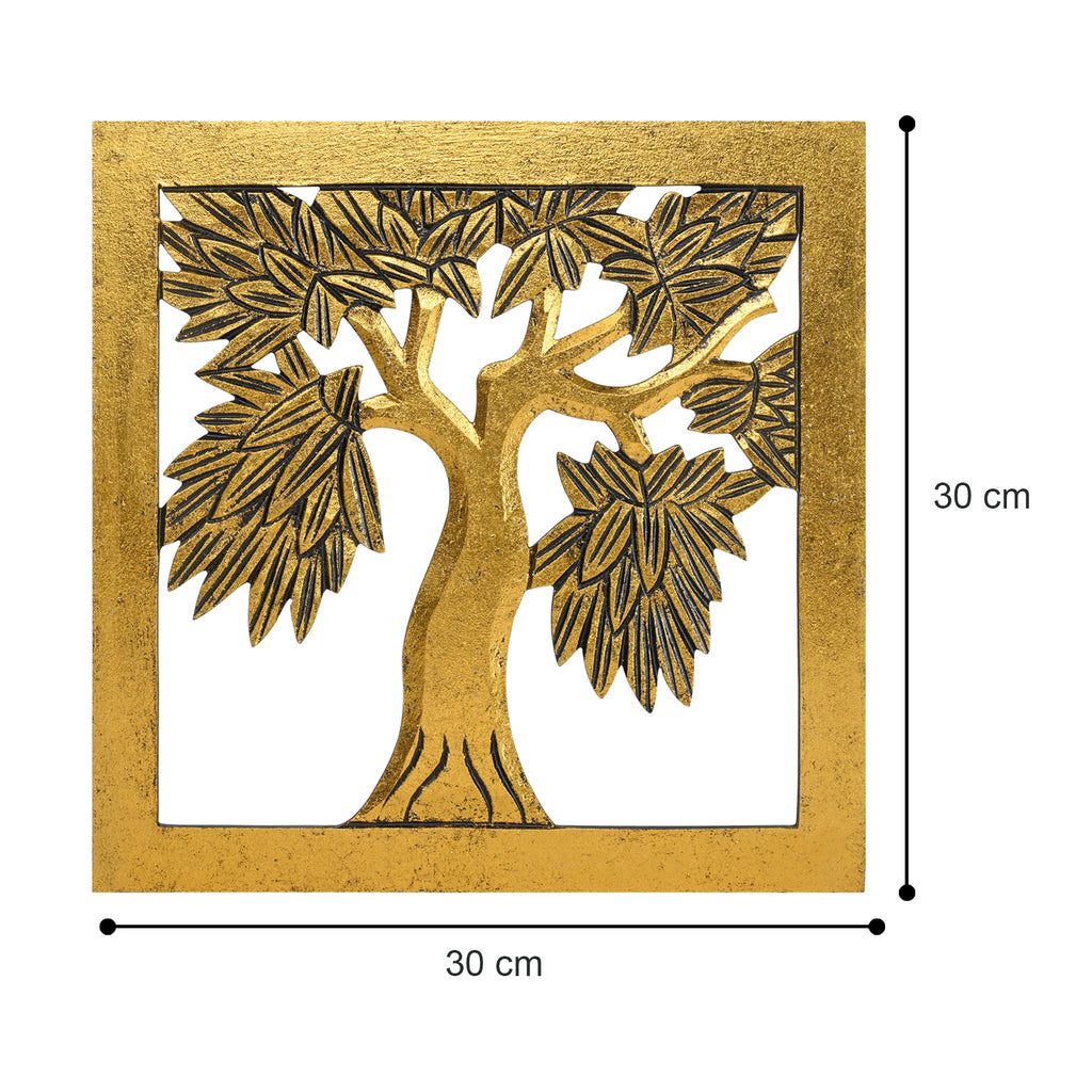 Motif Tree Design wall Decoration (Gold) image 1
