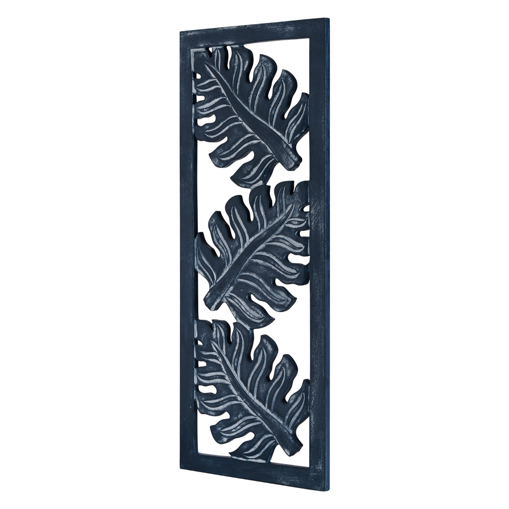 Leaf Design Wall Decoration (Blue) image 2