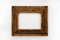 Wooden Frame - Burnt wood / White / Aqua image 0
