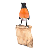 Wooden Bird Figurines — Redstart