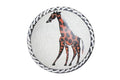African Animal Handcrafted Soapstone Bowl | Natural Soapstone with Intricate Giraffe Art image 0