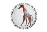 African Animal Handcrafted Soapstone Bowl | Natural Soapstone with Intricate Giraffe Art image 0