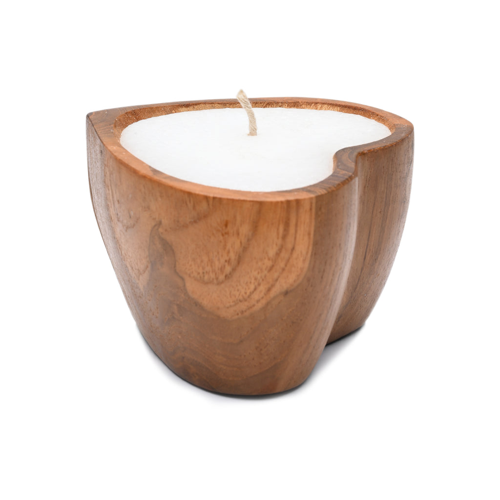BAGUS HOME DECOR Recycled Wood tea light candle holder (Zia) - Aesthetic Candle Holders for Home Decor - Artistic Candles for Home Decor image 1