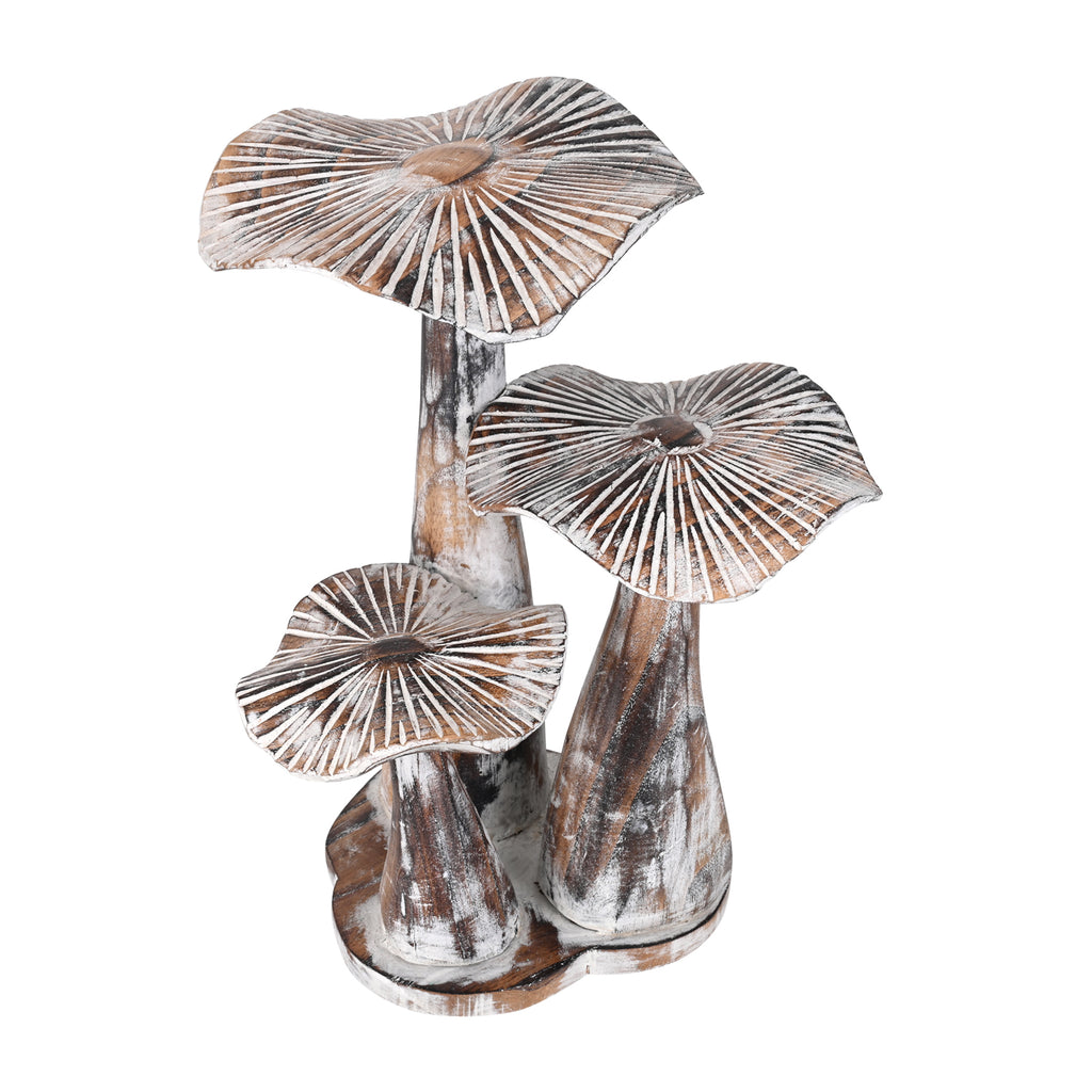 Wooden Mushroom White image 1
