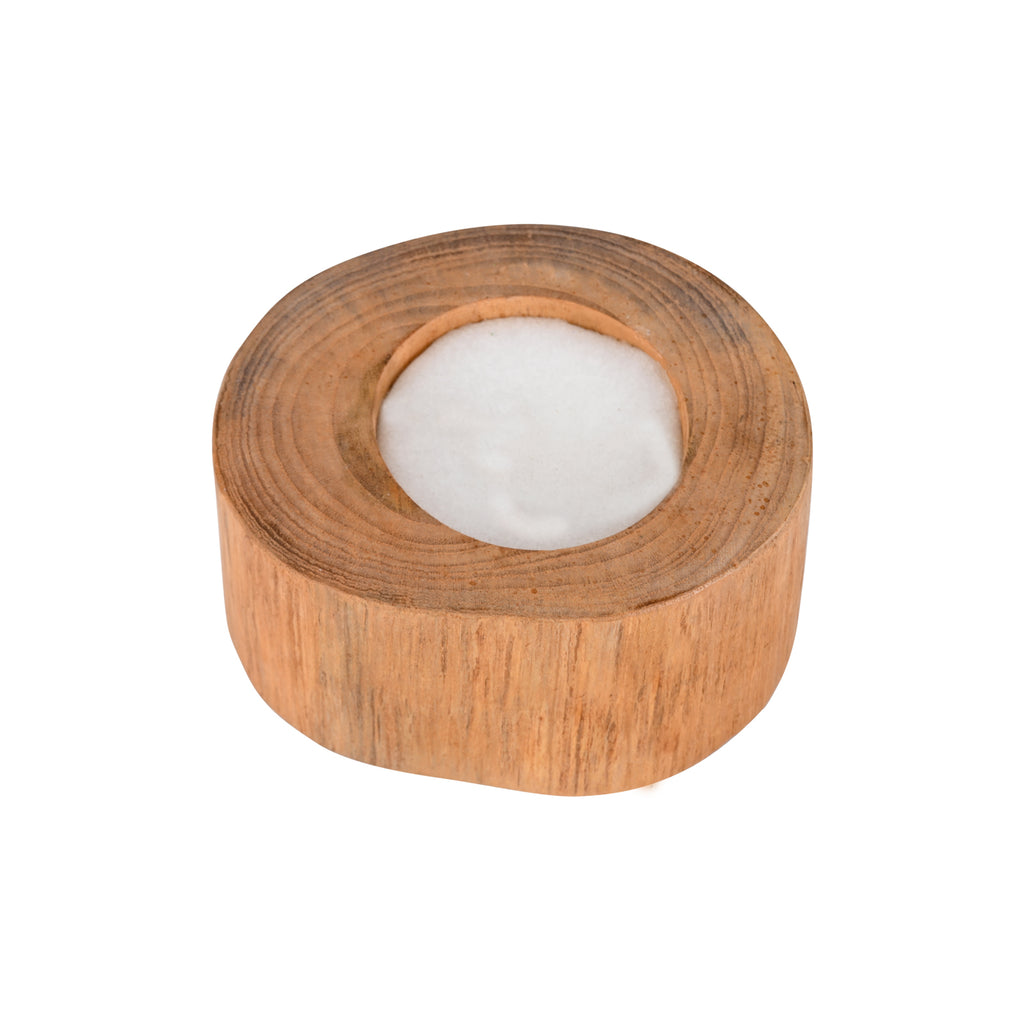 BAGUS HOME DECOR Recycled Wood tea light candle holder (Wangi) - Aesthetic Candle Holders for Home Decor - Artistic Candles for Home Decor image 3
