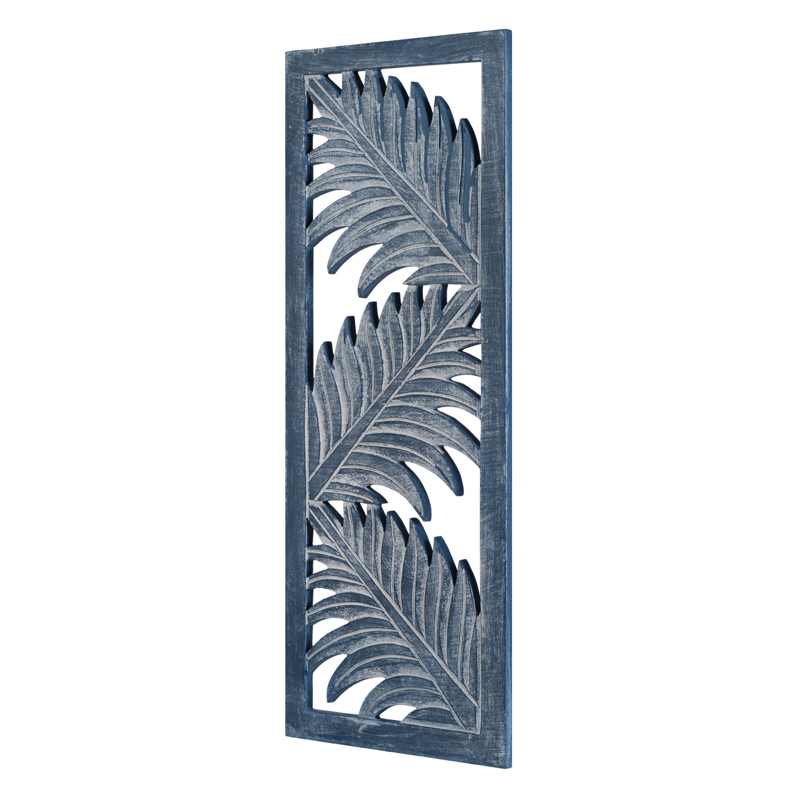 Palm Leaf Design Wall Decoration (Blue) image 3