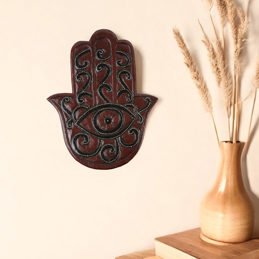 Hamsa hand(20cm) - Red image 1