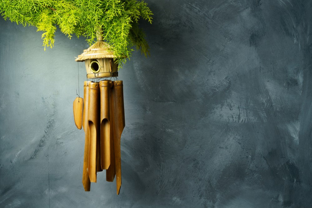 Bamboo Wind Chimes - Bird cage design image 0