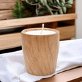 BAGUS HOME DECOR Recycled Wood tea light candle holder (Zuri) - Aesthetic Candle Holders for Home Decor - Artistic Candles for Home Decor image 0