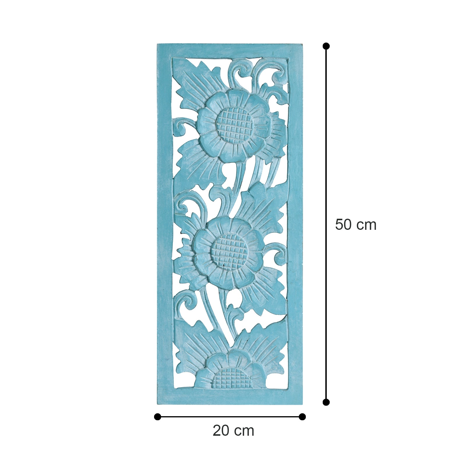 Flower Design wall Decoration (Green) image 1