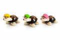 Handmade Seashell Baby Turtle Family-Natural Sea Shell Craft