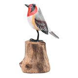 Wooden Bird Figurines — Rainbow Finch