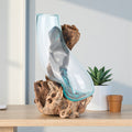 Standing Vase on Wood image 0