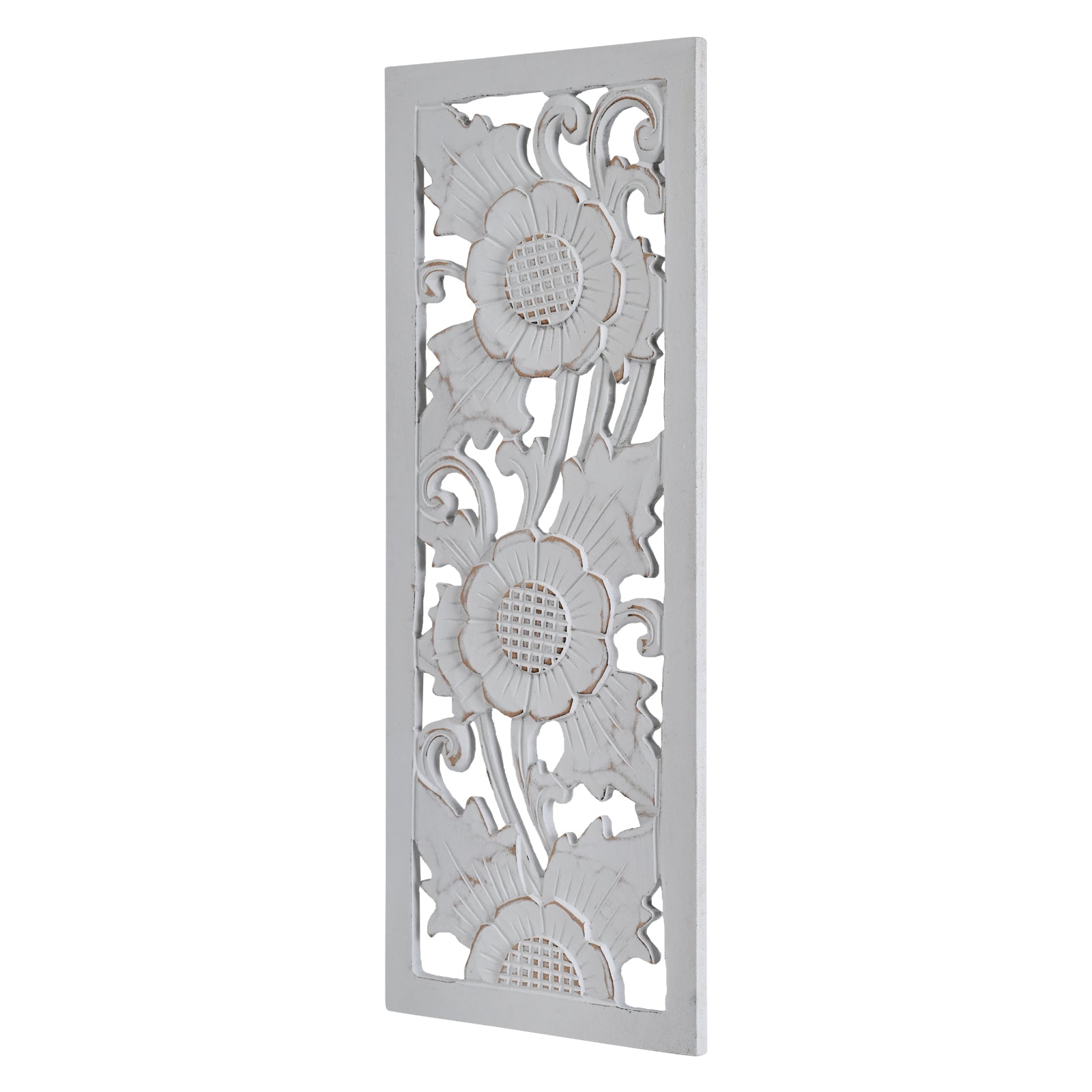 Flower Design wall Decoration (white) image 3