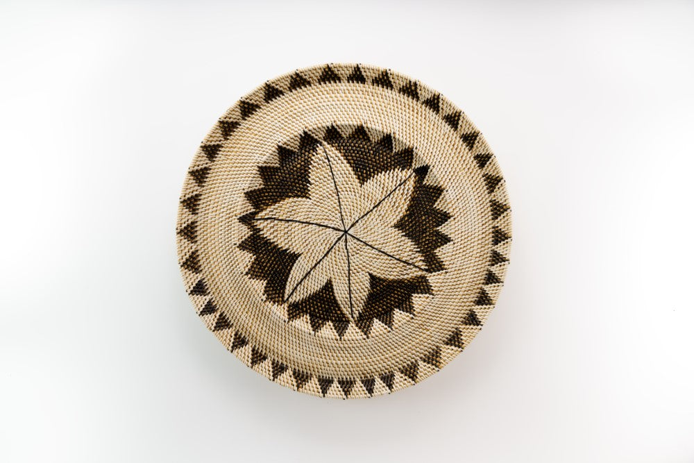 Rattan wall Decor - Cream and brown image 0